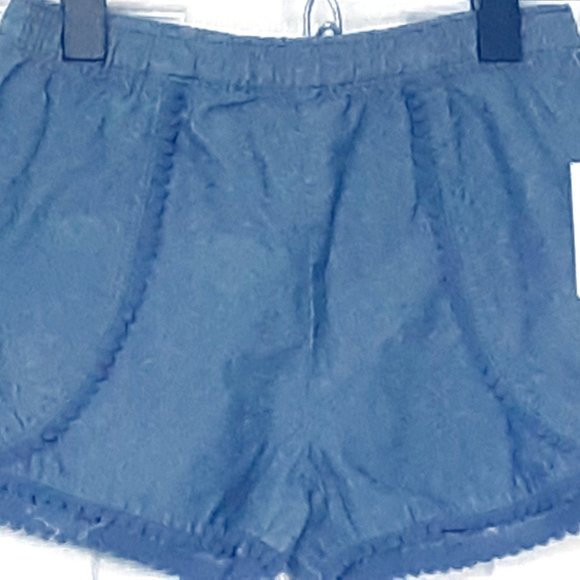 NWT! Toughskins Girls' Chambray Tulip Shorts - Picture 1 of 2